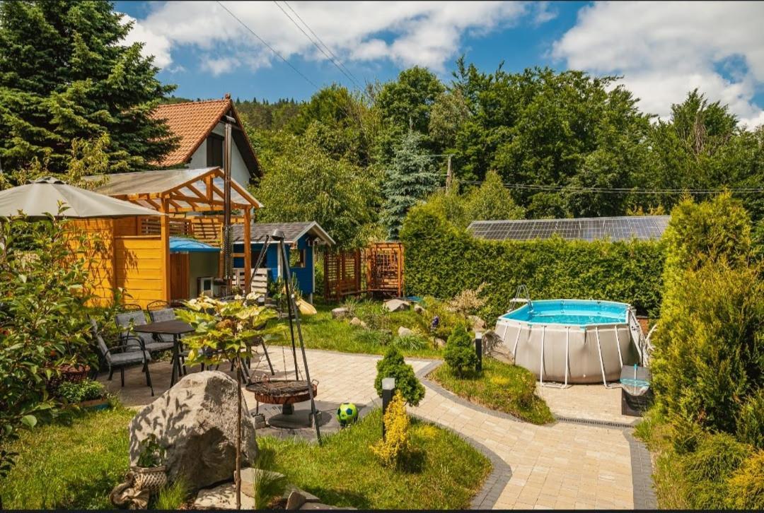 Apartament Pod Bukowym Lasem Meszna Bagian luar foto