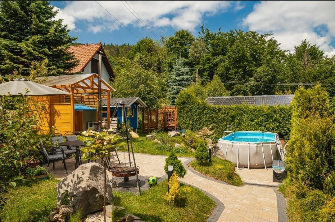 Apartament Pod Bukowym Lasem Meszna Bagian luar foto